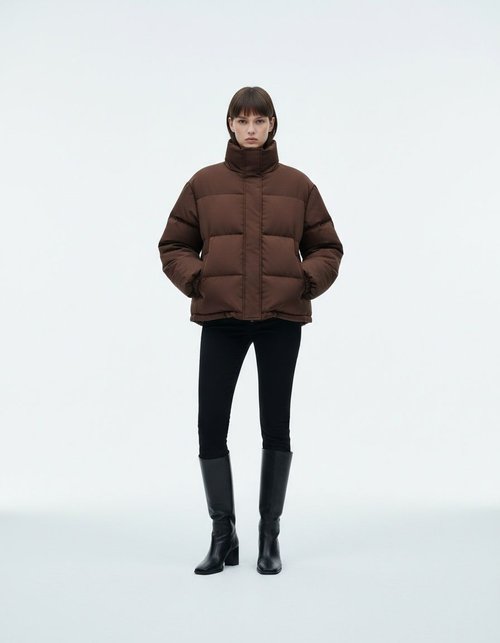 Women's Stylish Padded Cropped Jacket - Versatile & Trendy KUN-00023