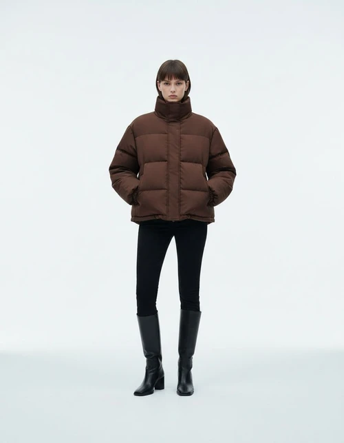 Women's Stylish Padded Cropped Jacket - Versatile & Trendy KUN-00023