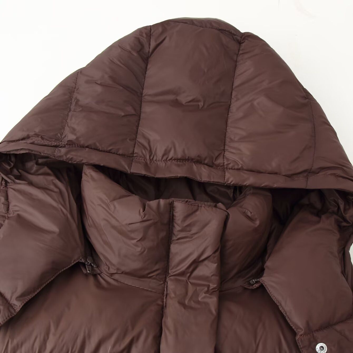 Veste en coton à capuche pour femme, vêtement d'extérieur classique et tendance KUN-00035