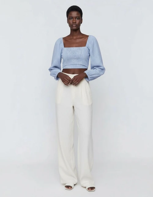 Top corto a righe - Chic e alla moda KUN-00021