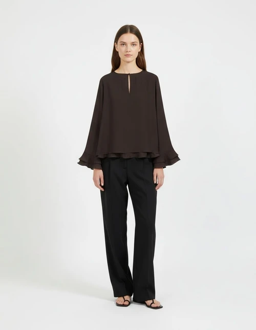 Top a strati da donna - Elegante e di tendenza KUN-00023