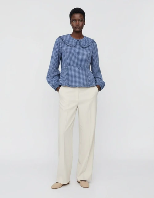 Camicia a maniche lunghe a quadri - Trendy & Versatile KUN-00061