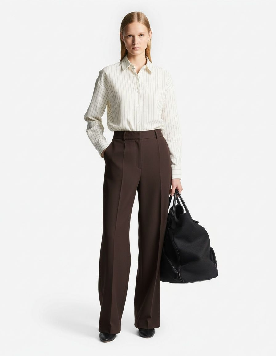 Camicetta da donna con fiocco al collo, vestibilità ampia, alla moda KUN-00076