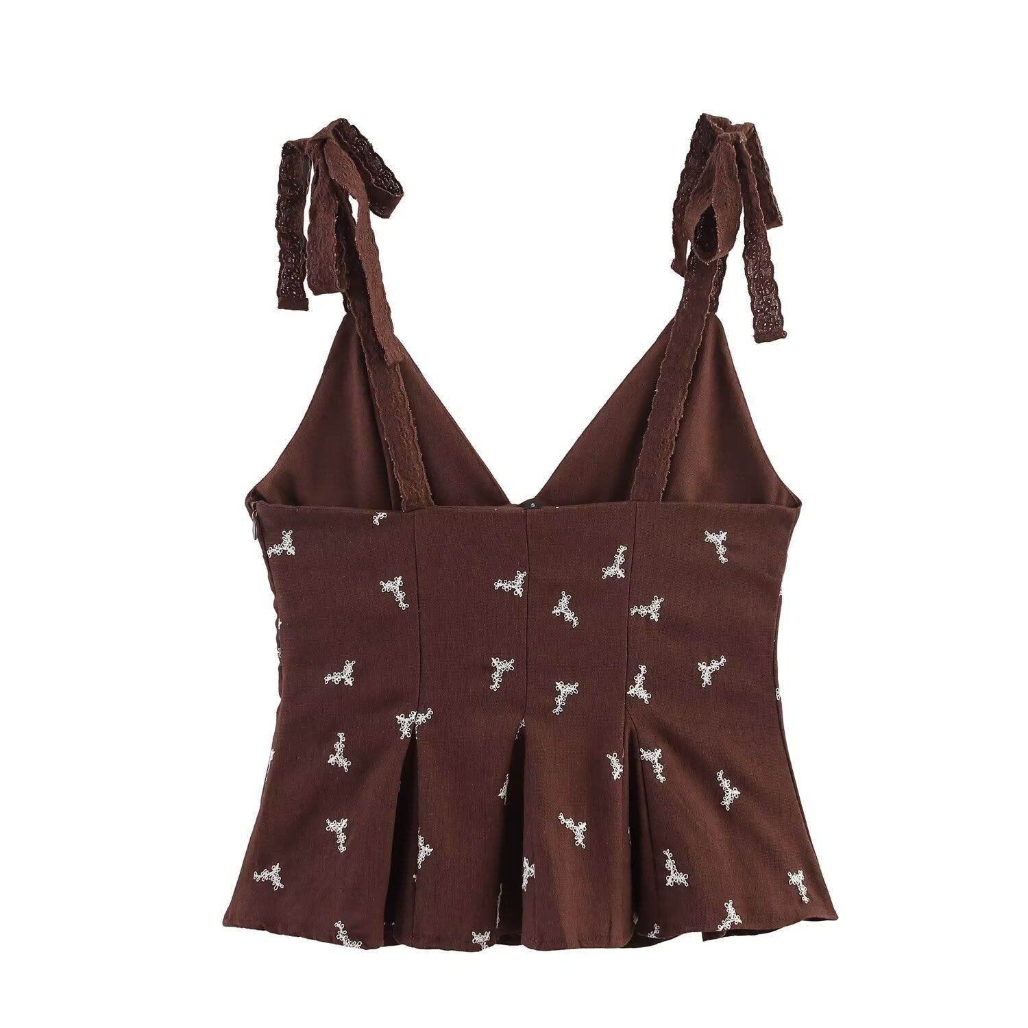 Embroidered Mini Skirt Top - European Chic KUN-00120