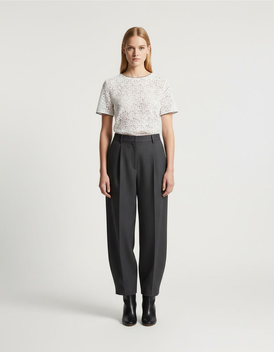 Top da donna lavorato all'uncinetto - Elegante e leggero KUN-00005