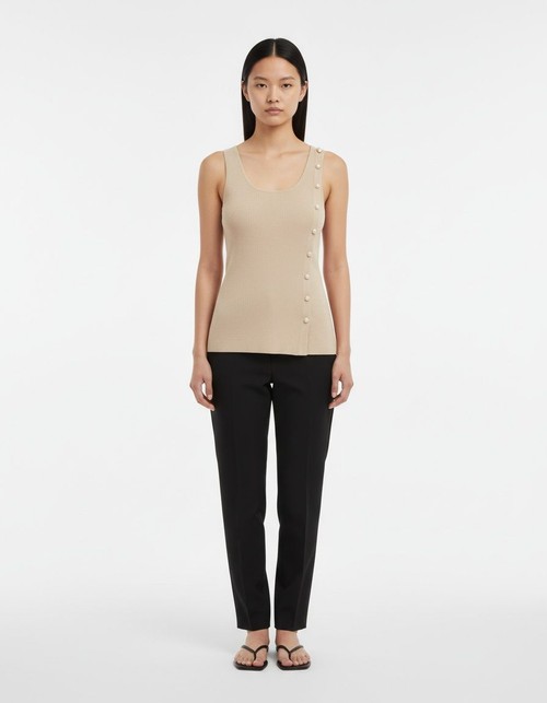 Canotta senza maniche a trapezio - Stile europeo di tendenza KUN-00033