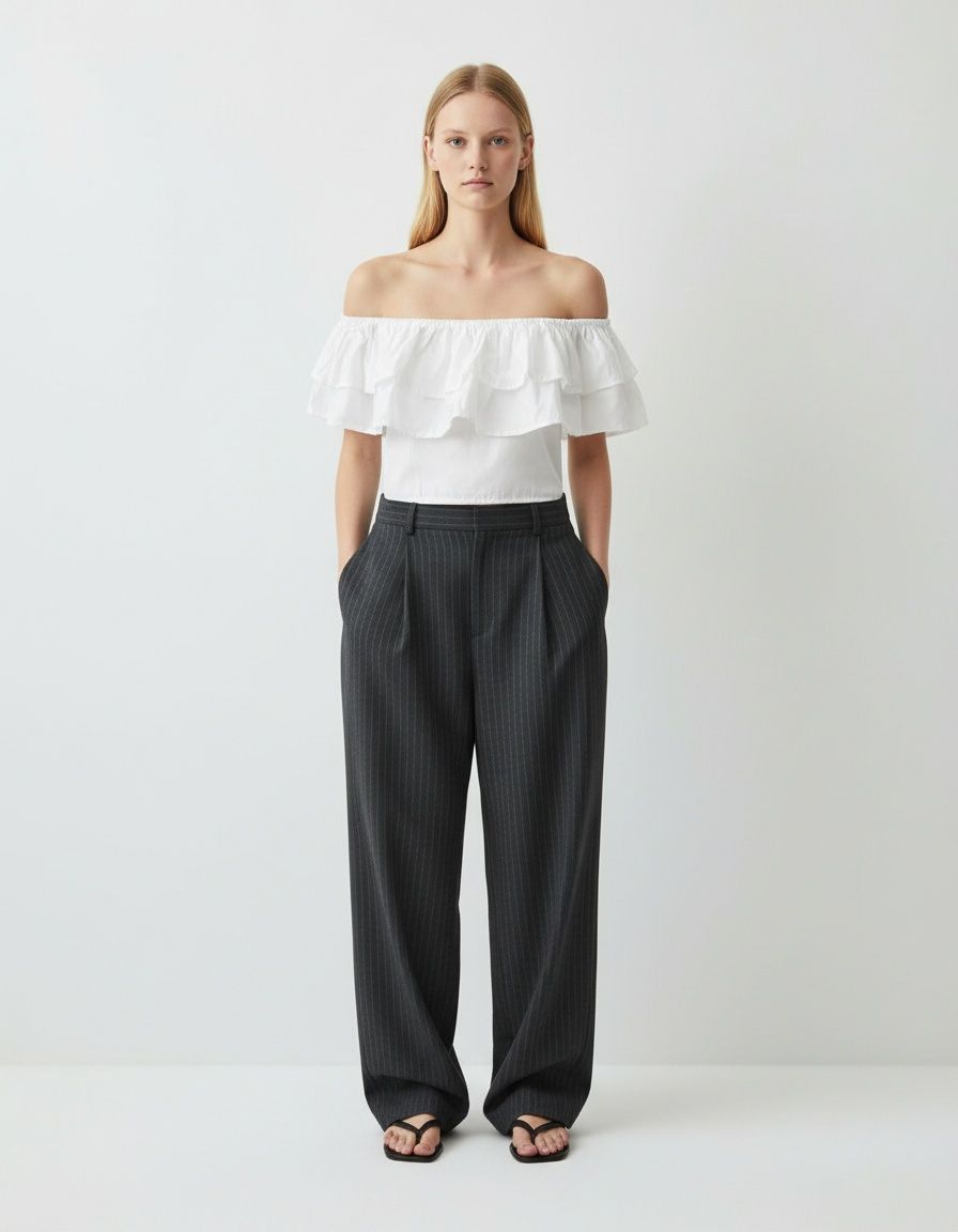 Women's Off-Shoulder Top - Stylish & Versatile KUN-00090