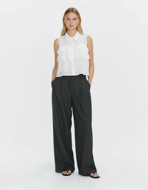 Top da donna semitrasparente a strati - Stile europeo KUN-00097