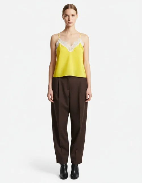 Top in pizzo stile lingerie - Chic moda europea KUN-00139