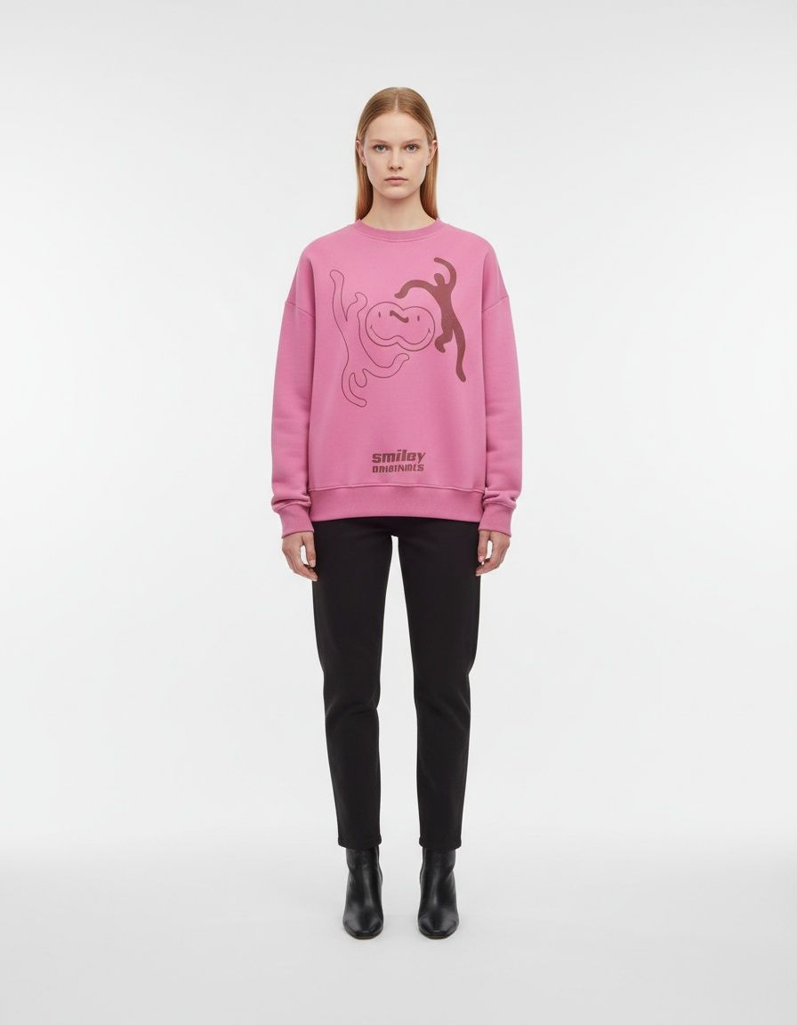 Women's Washed Sweatshirt - Stylish & Versatile KUN-00004