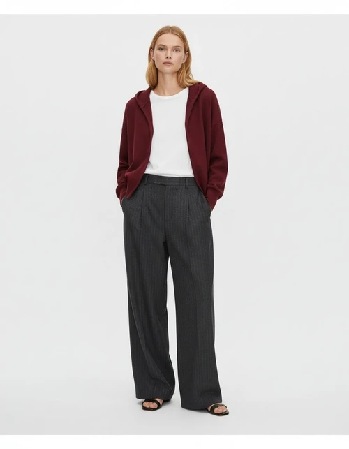 Sudadera de punto de manga larga, cómoda y minimalista KUN-00010