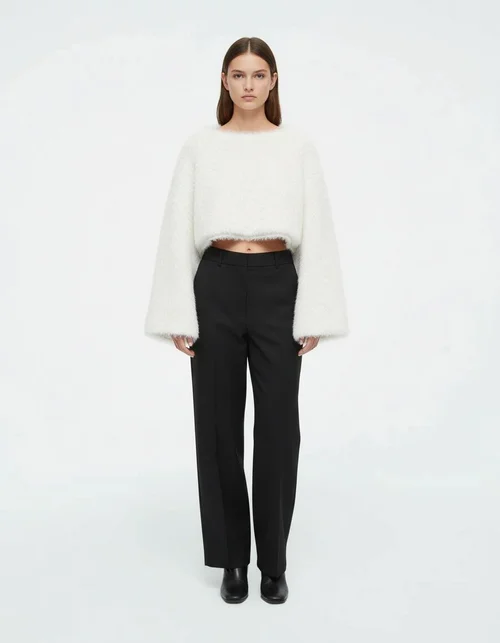 Felpa in pelliccia sintetica - Stile casual di tendenza europeo KUN-00015