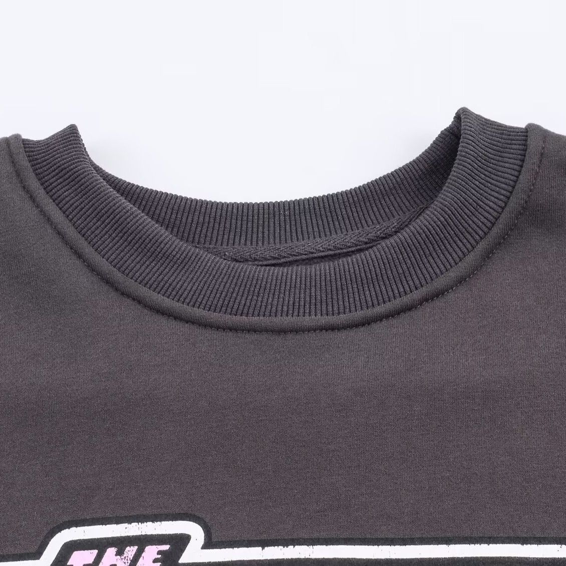 Women's Cartoon Sweatshirt - Washed Graphic Pullover KUN-00021