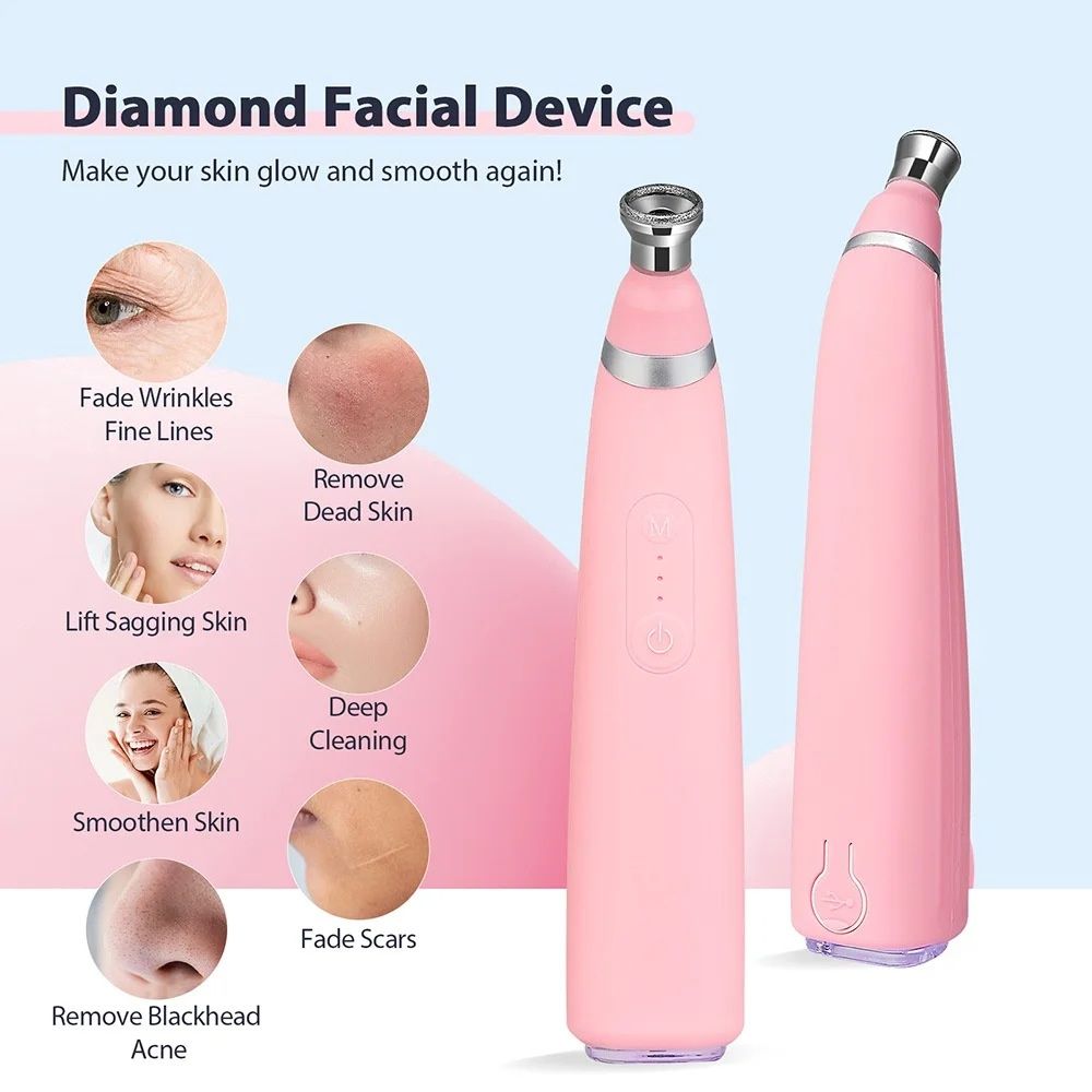 Diamond Facial Device | Microdermabrasion & Blackhead Remover