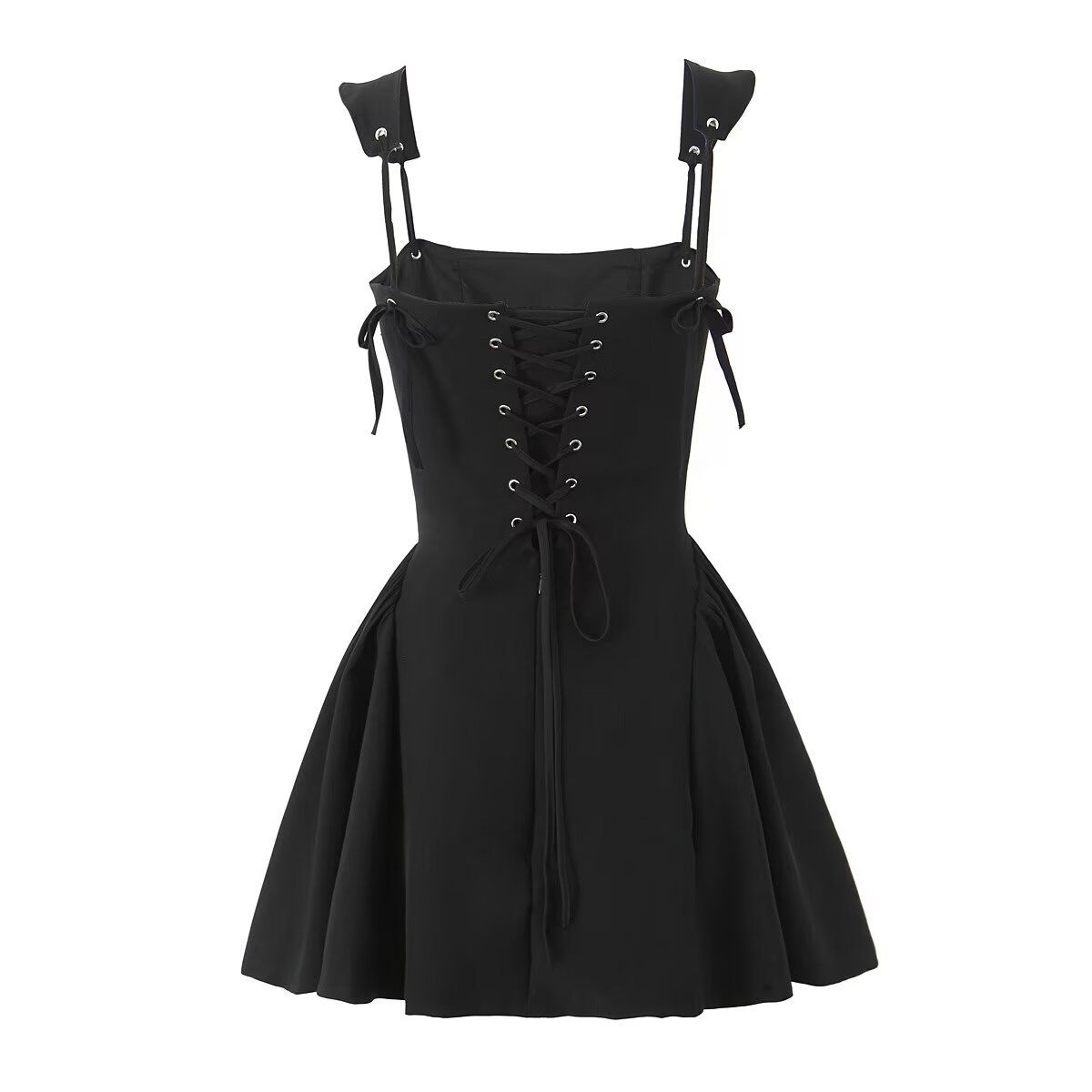 Minifalda con volantes y vendaje de vestido de verano KUN-00027