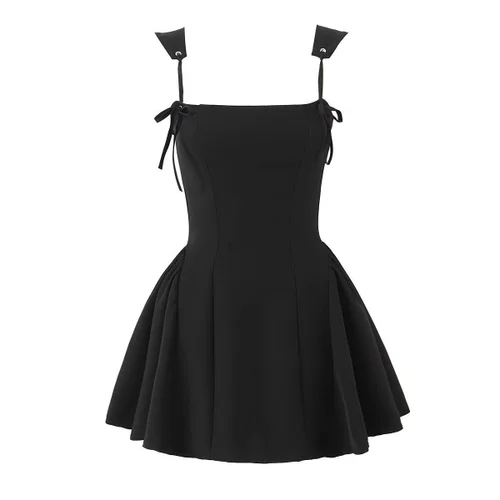 Sundress Bandage Ruffle Mini Skirt KUN-00027