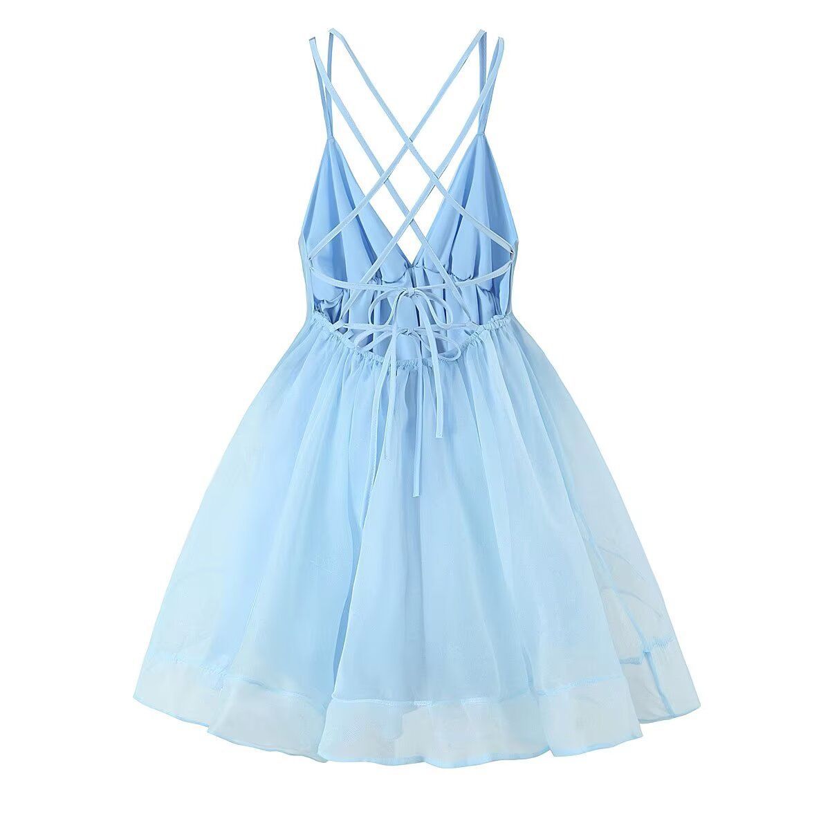 Robe dos nu à nouer - Style européen chic KUN-00018