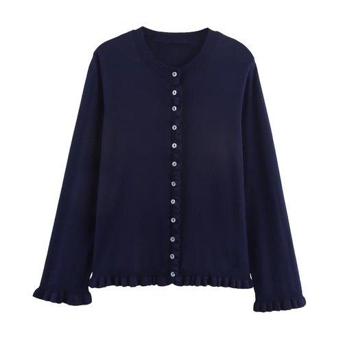 Knit Layered Cardigan - European Style KUN-00095