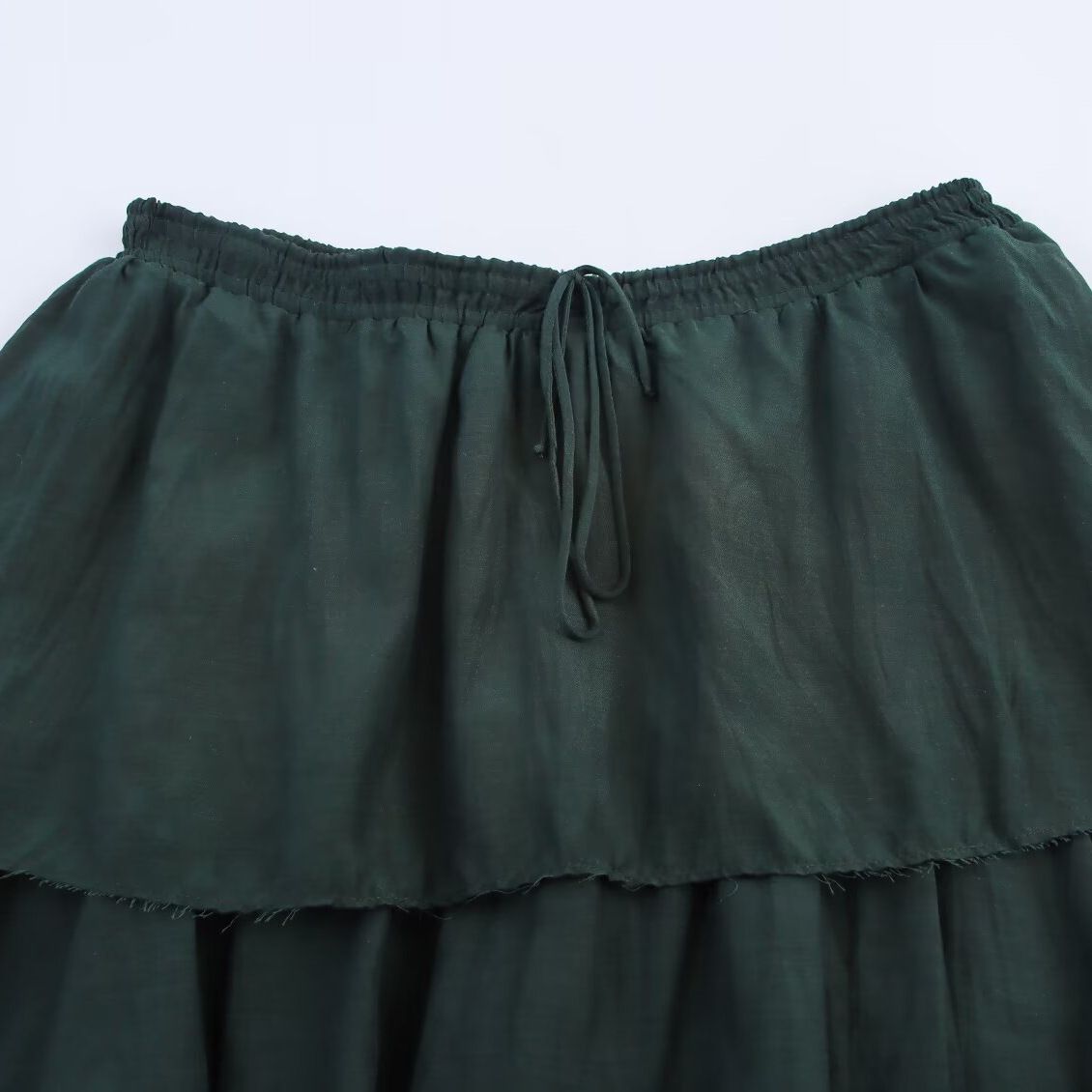 Jupe midi à volants - Style chic européen KUN-00003