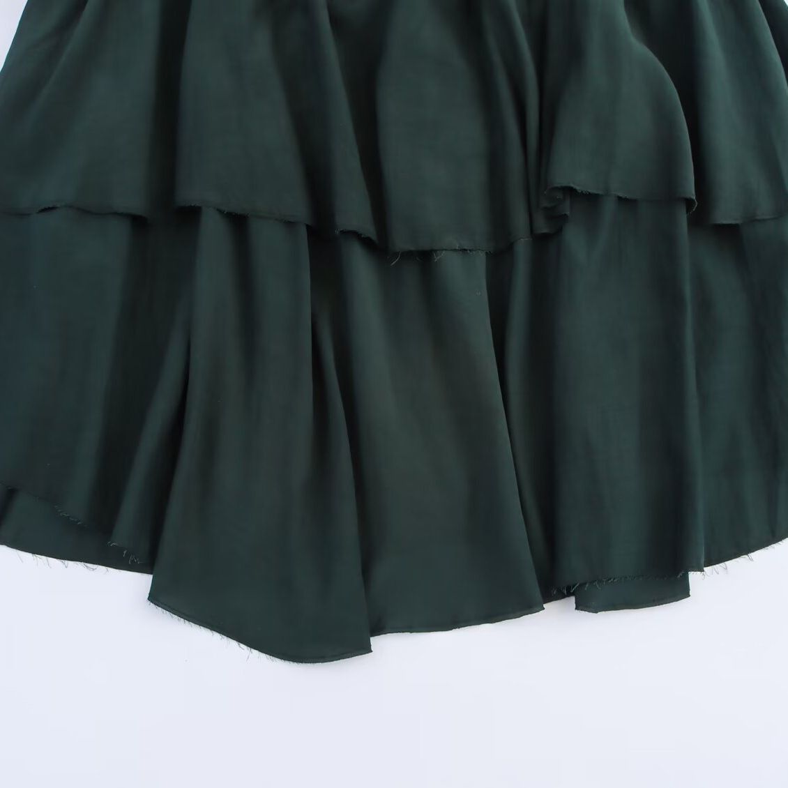 Jupe midi à volants - Style chic européen KUN-00003