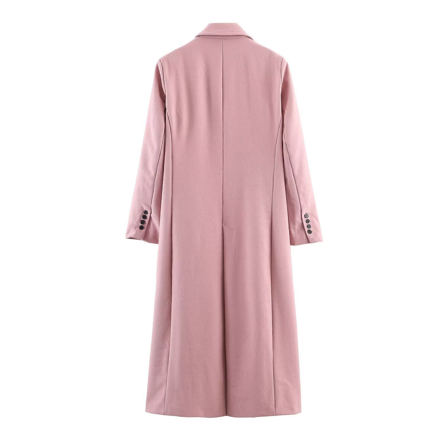Women's Long Wool Coat - Fashionable Winter Overcoat KUN-00035