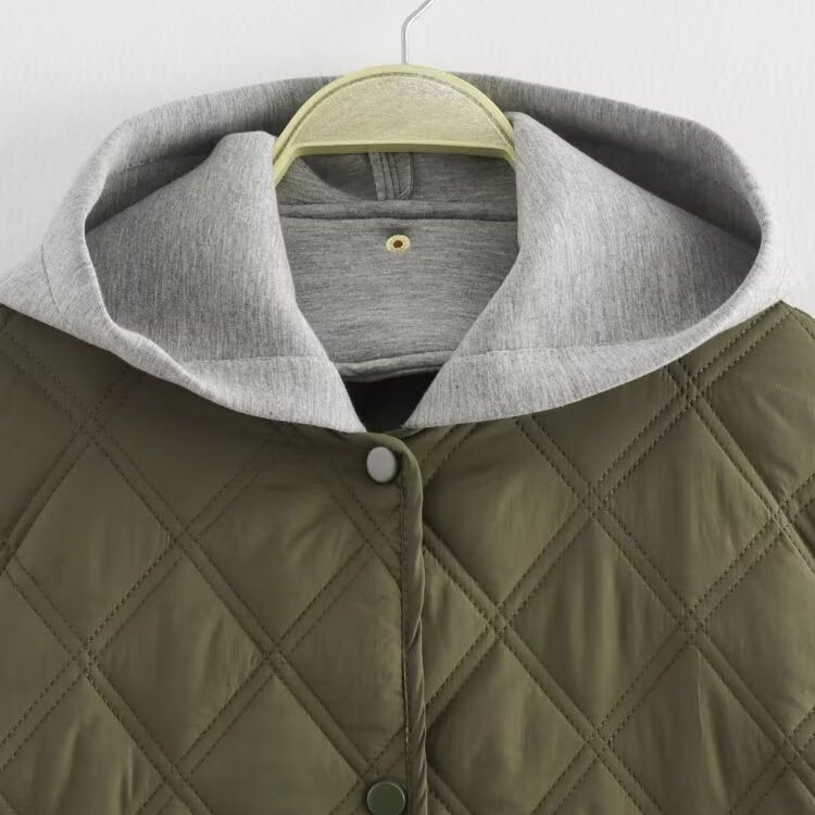 Veste en coton à capuche pour femme - Élégante et polyvalente KUN-00046