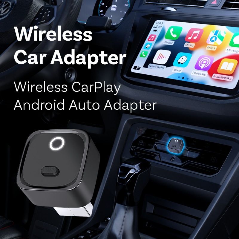 Mini Pico Wireless CarPlay & Android Auto Adapter