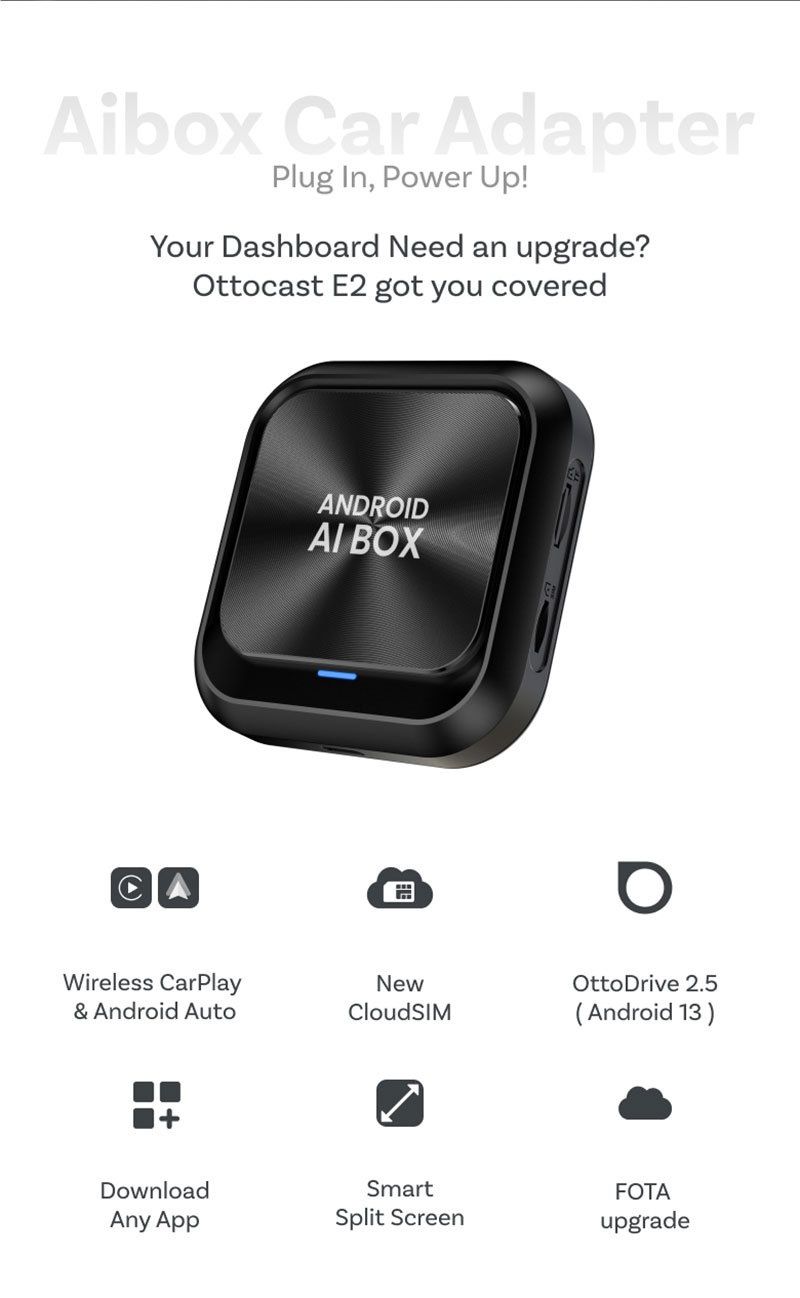 PCS55-M Aibox Car Adapter | Standalone Android 13 AI Box