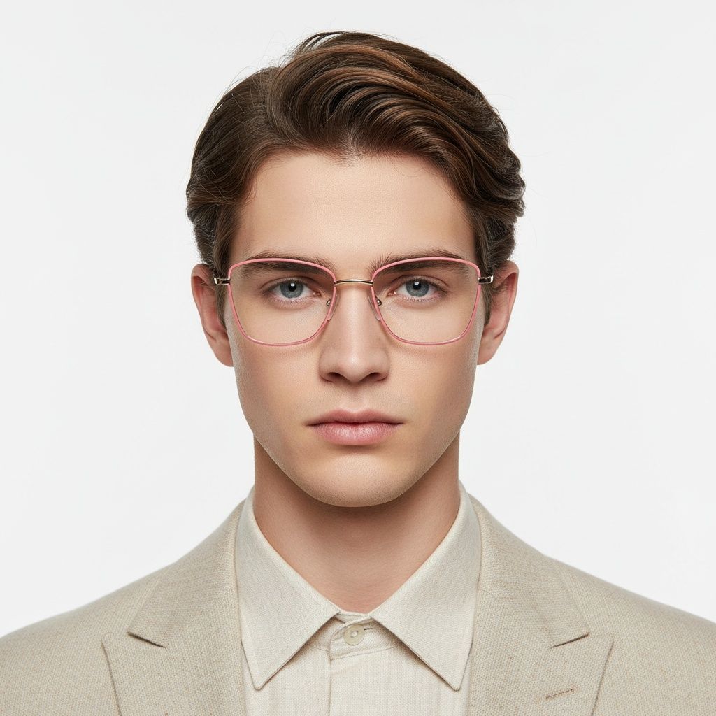 Butterfly Pink Metal Glasses #BS2425-0007