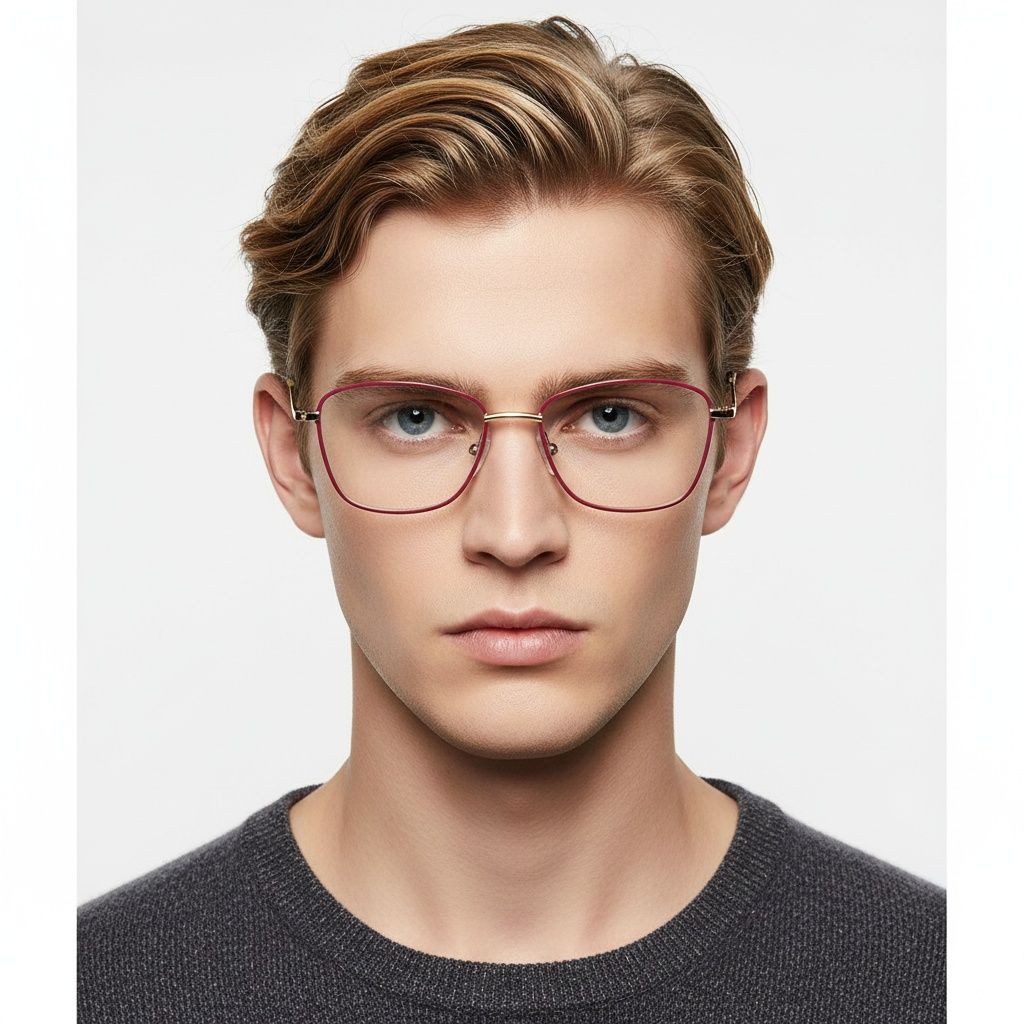 Gafas de metal verde mariposa #BS2425-0003