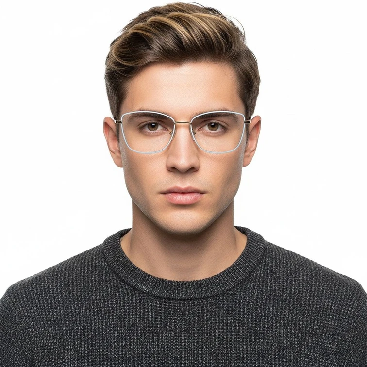 Butterfly Blue Metal Glasses #BS2425-0018