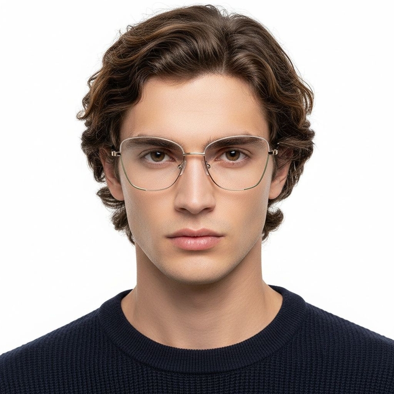 Gafas de metal verde mariposa #BS2425-0030