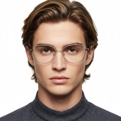 Gafas de metal verde mariposa #BS2425-0037