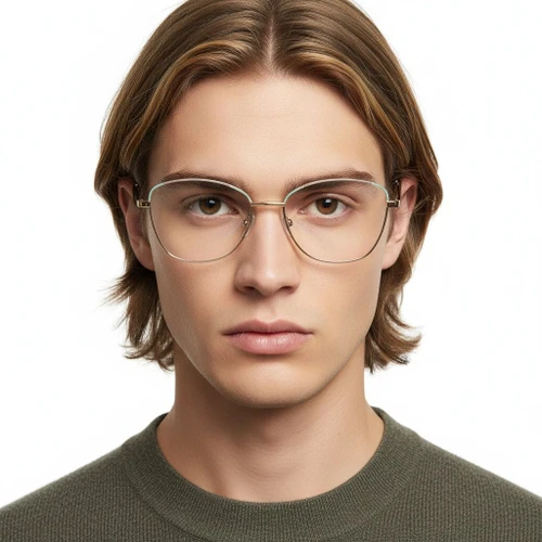 Lunettes papillon en métal vert #BS2425-0043