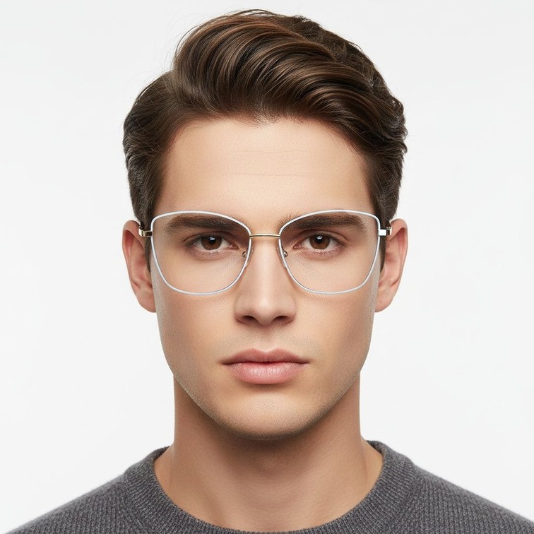 Butterfly Blue Metal Glasses #BS2425-0062