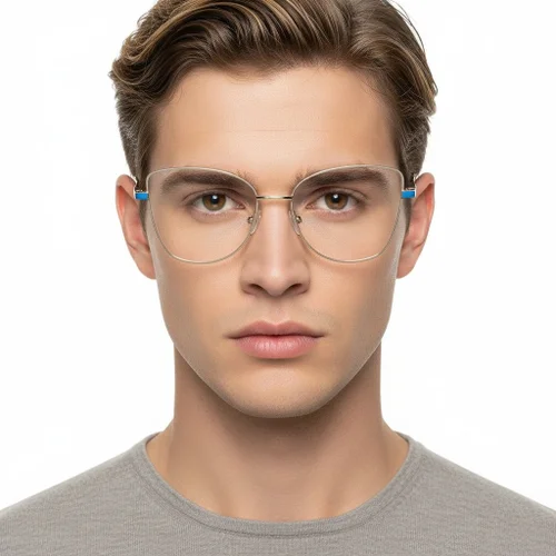 Lunettes papillon en métal doré #BS2425-0067