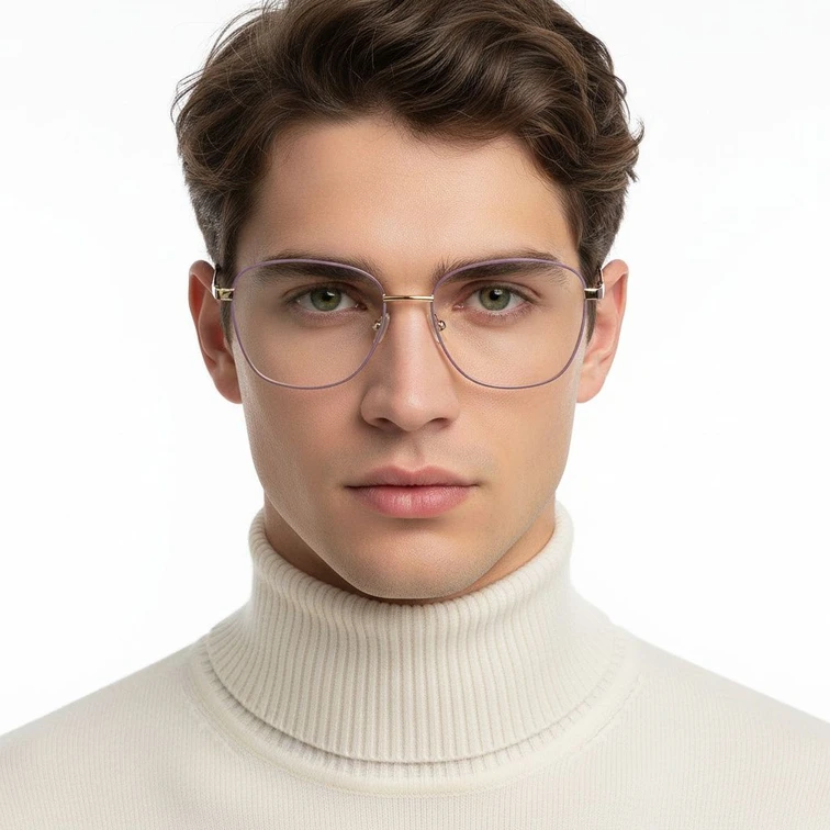 Butterfly Purple Metal Glasses #BS2425-0078