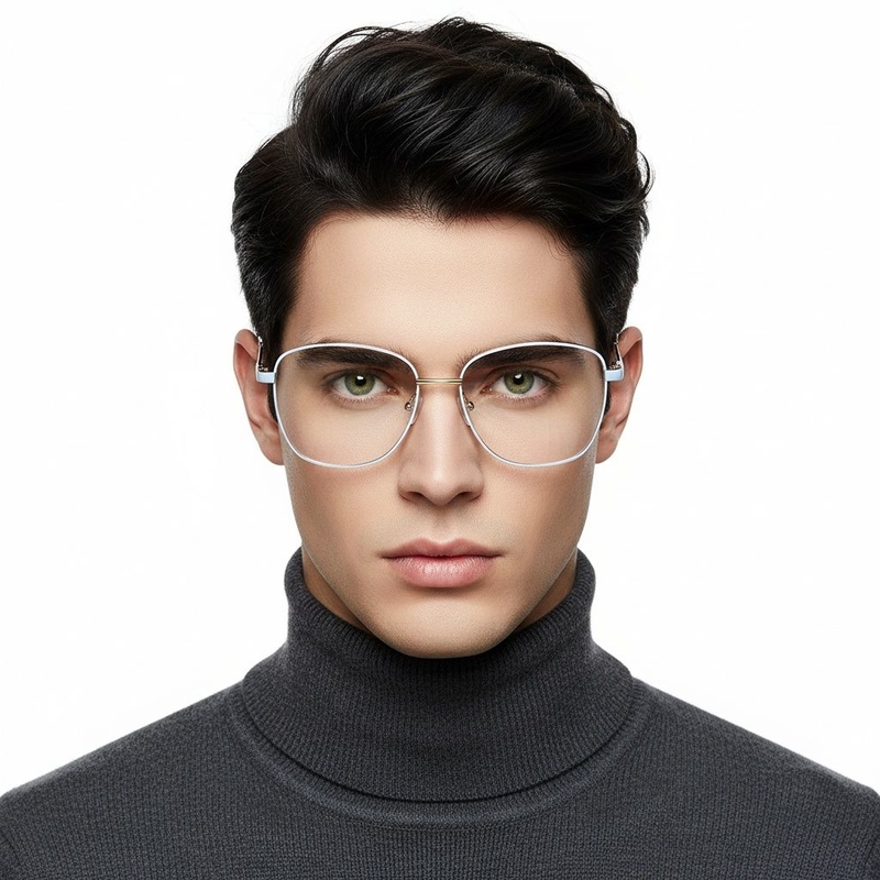 Butterfly Blue Metal Glasses #BS2425-0080