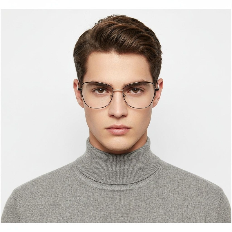 Butterfly Black Metal Glasses #BS2425-0090