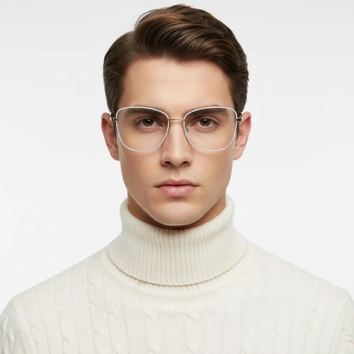 Gafas de metal azul mariposa #BS2425-0091