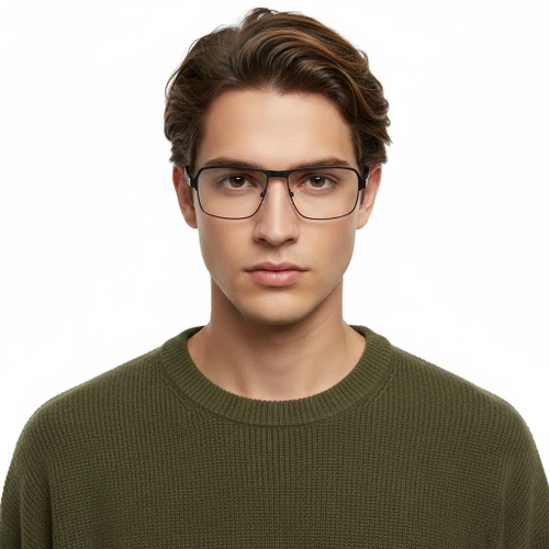 Vasos rectangulares de metal rojo #BS2425-0112