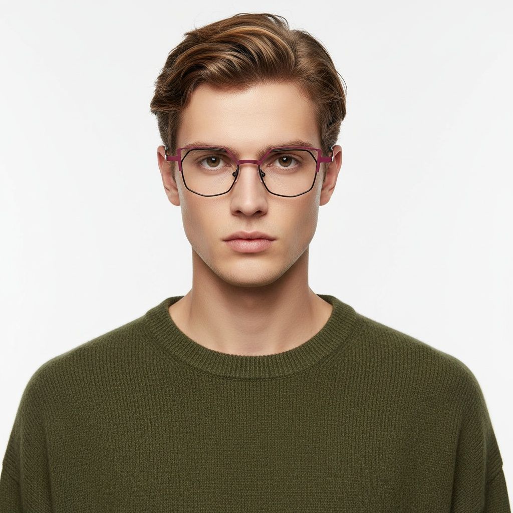 Irregular Brown Metal Glasses #BS2425-0179