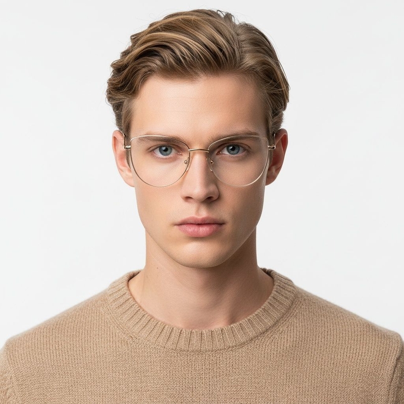 Butterfly Golden Metal Glasses #BS2425-0198