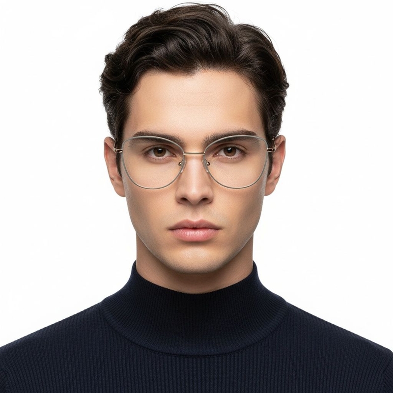 Butterfly Grey Metal Glasses #BS2425-0211