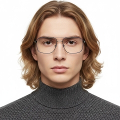 Aviator Blue Metal Glasses #BS2425-0248