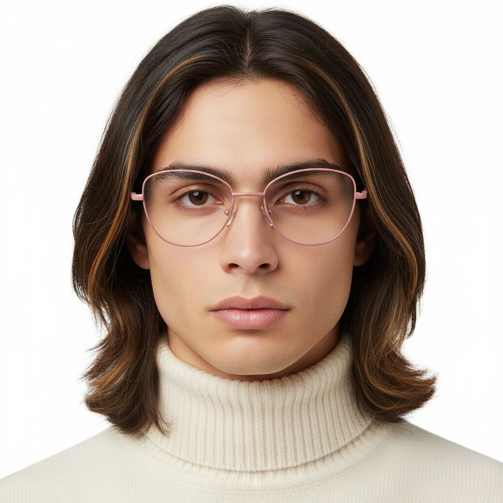 Butterfly Pink Metal Glasses #BS2425-0277