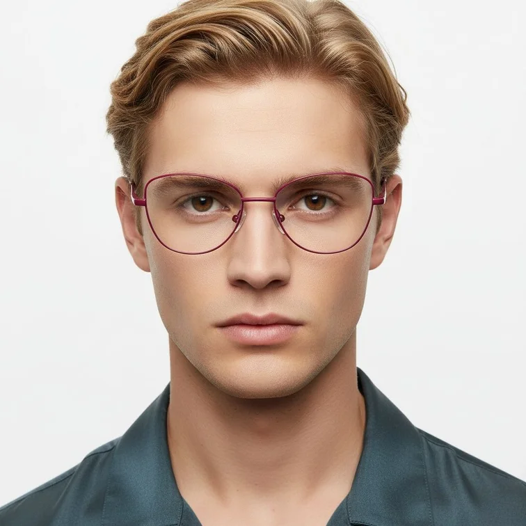 Butterfly Pink Metal Glasses #BS2425-0281