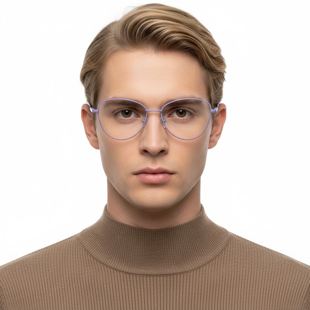 Butterfly Purple Metal Glasses #BS2425-0284