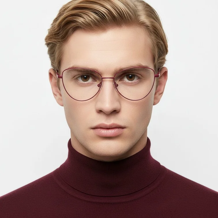 Butterfly Pink Metal Glasses #BS2425-0287