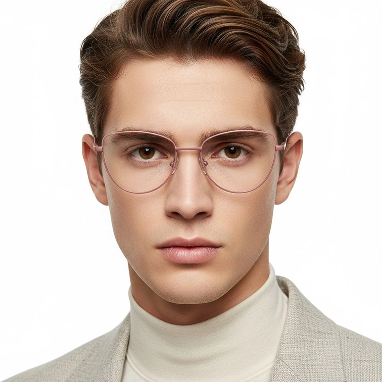 Butterfly Pink Metal Glasses #BS2425-0289